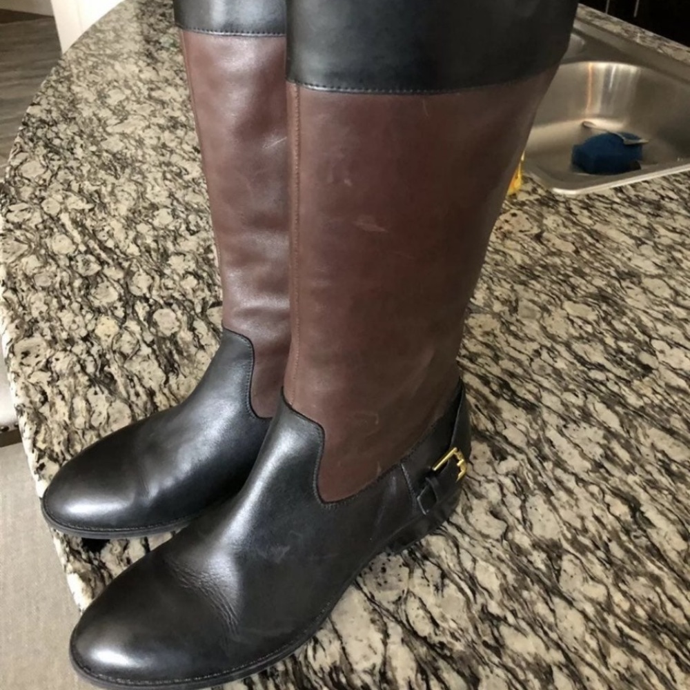 Vintage Ralph Lauren Marlena Riding Boots size 8 b